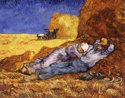 Vincent Van Gogh The Noonday Nap(The Siesta) oil painting image